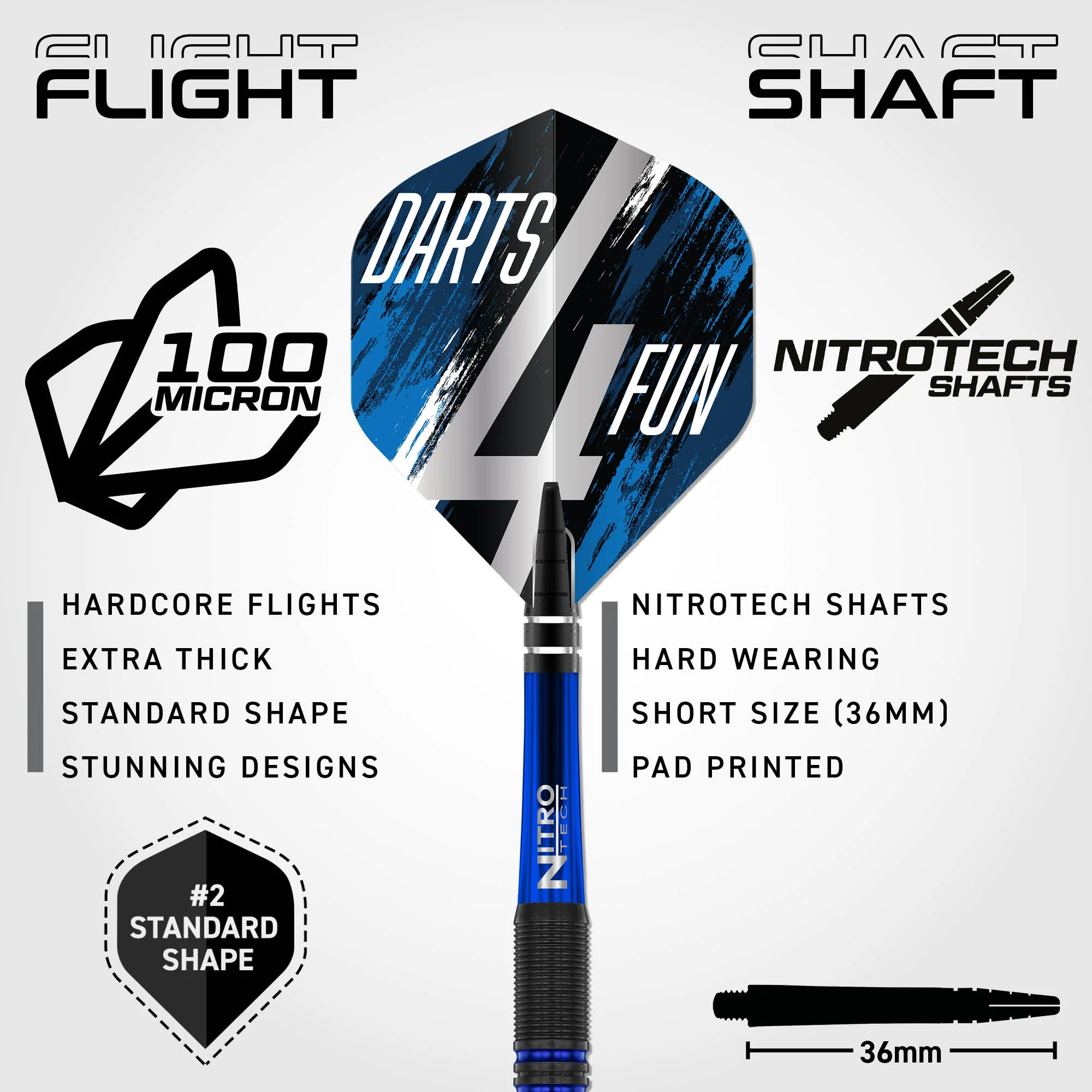 David Williams V1 90% Tungsten Steel Tip Darts - Image 3