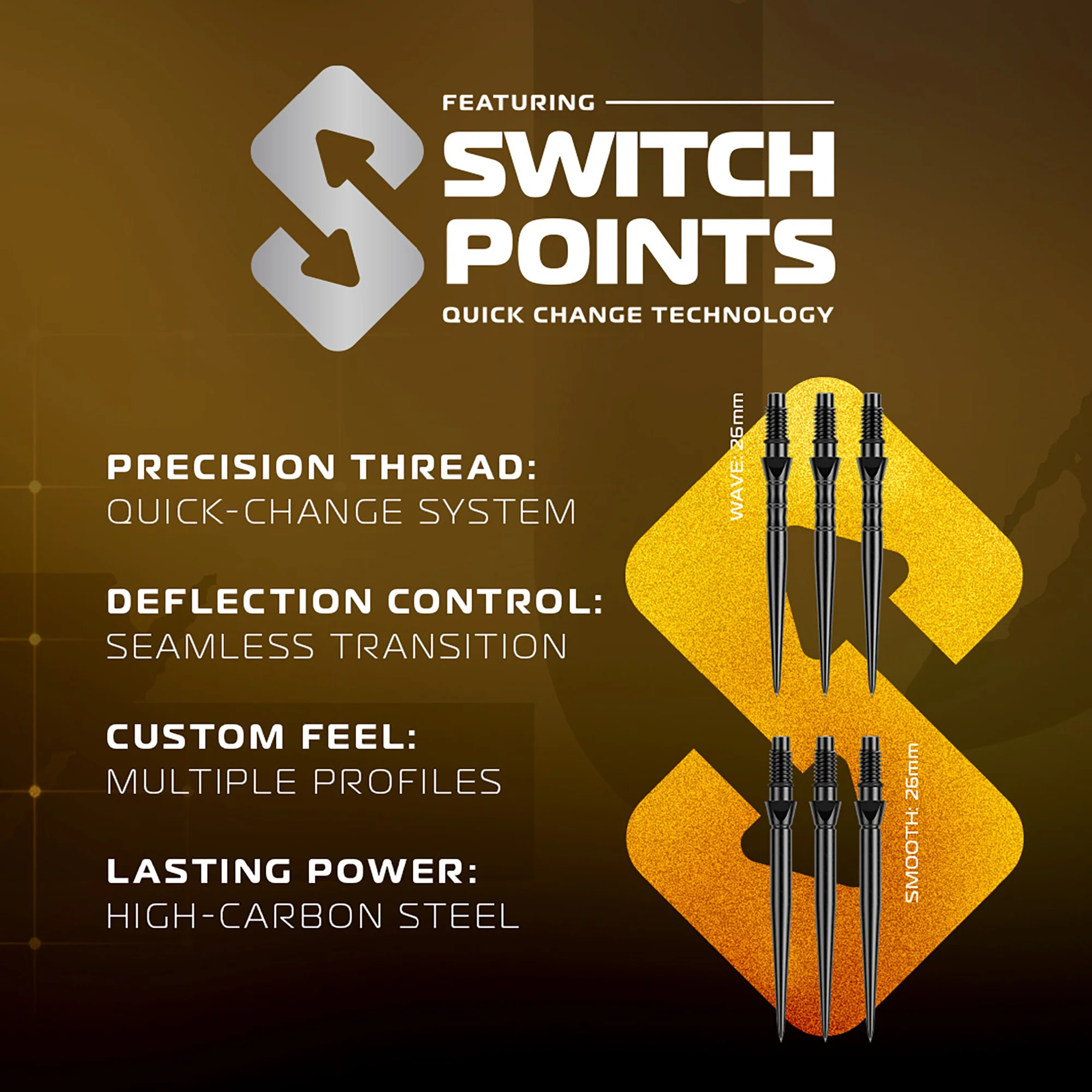 Exion Switch Point Darts - Parallel - Image 5