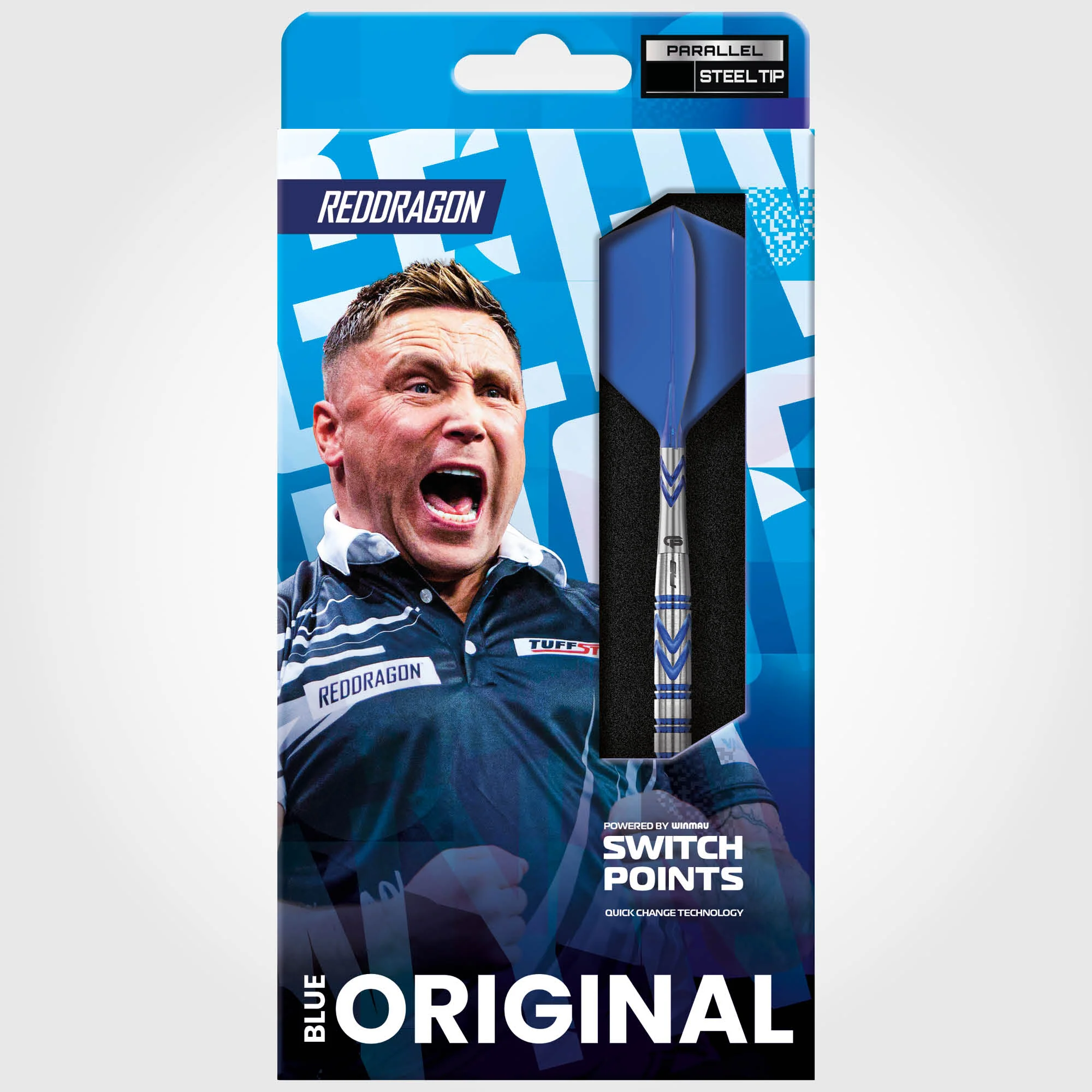 Gerwyn Price Iceman Blue 90% Switch Point Darts - Image 4