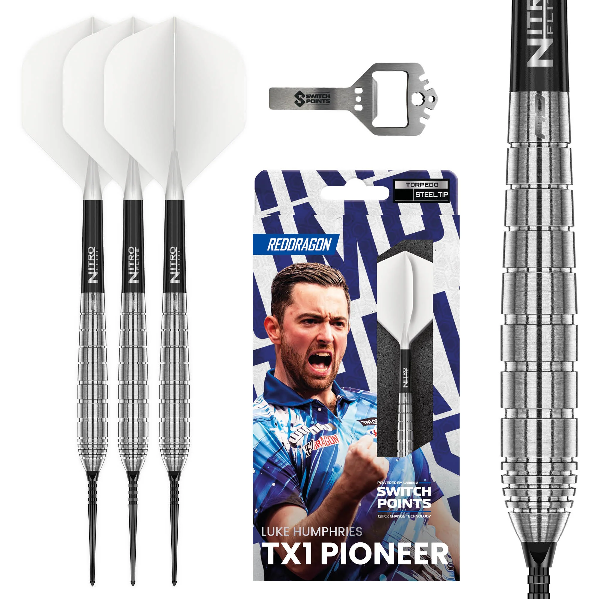Luke Humphries TX1 90% Tungsten Switch Point Darts - Image 10