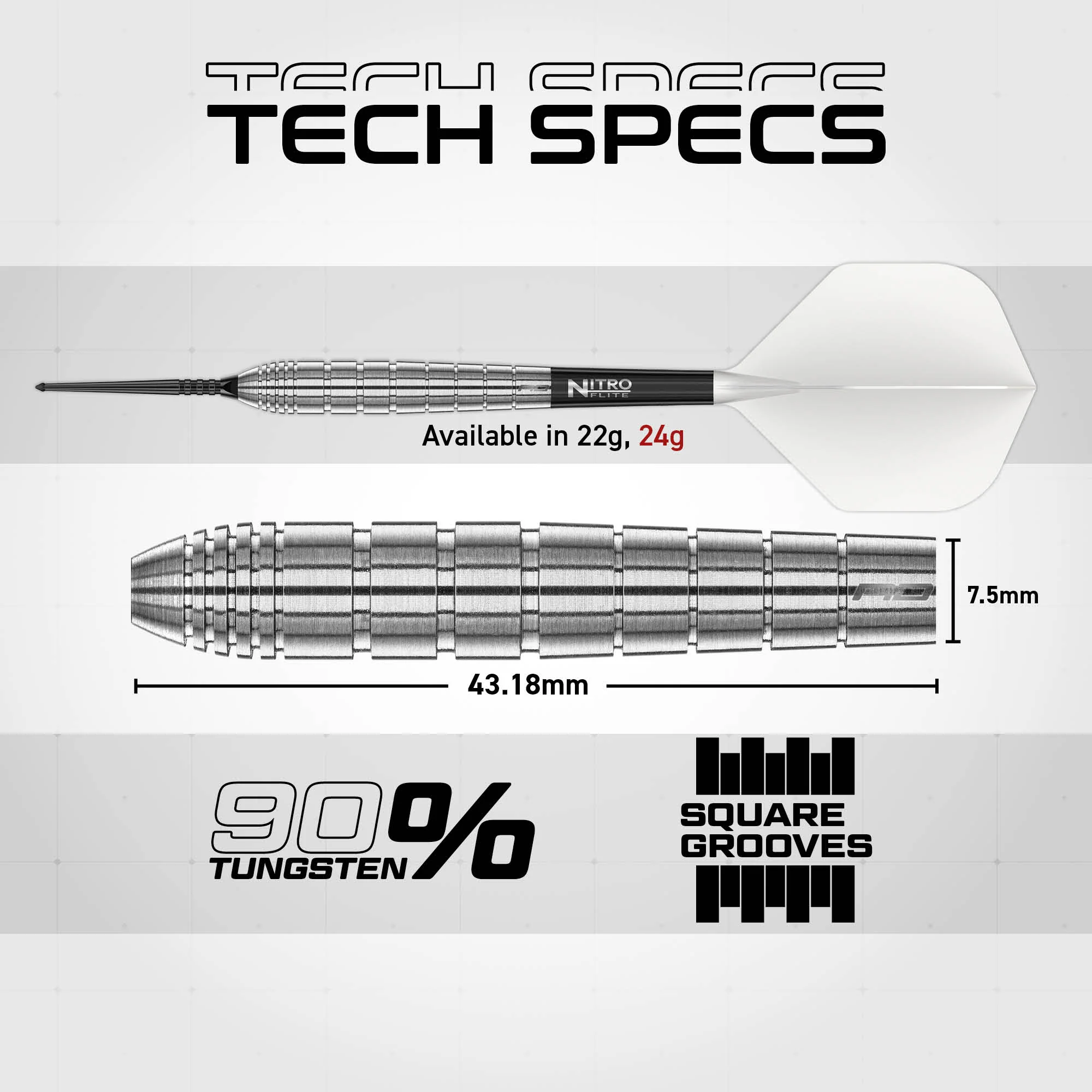 Luke Humphries TX1 90% Tungsten Switch Point Darts - Image 11