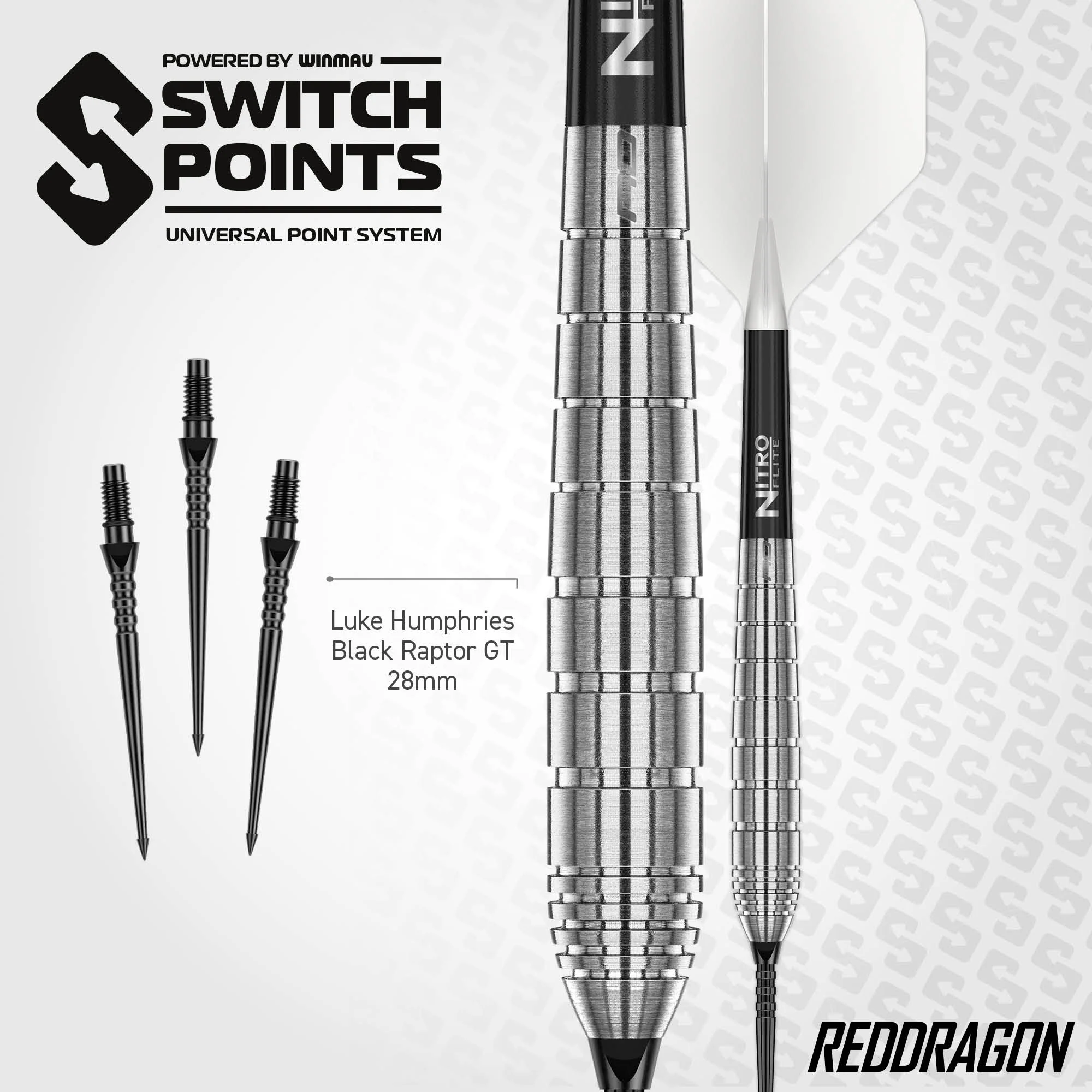 Luke Humphries TX1 90% Tungsten Switch Point Darts - Image 6