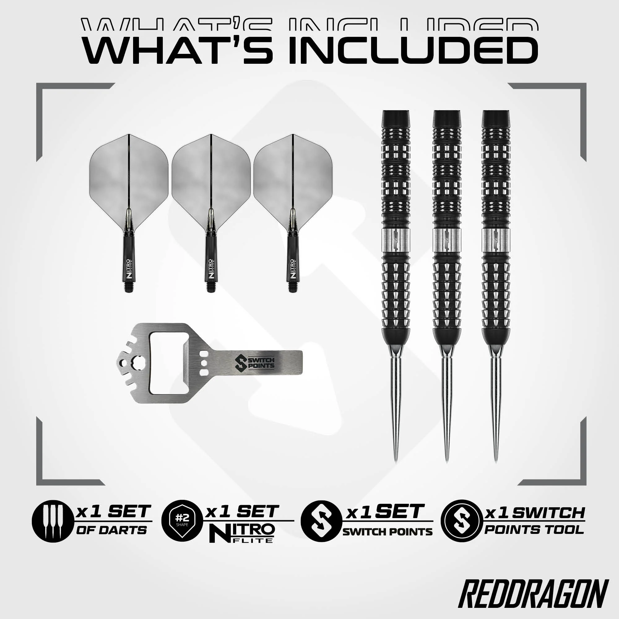 Recon 90% Switch Point Darts - Parallel - Image 3