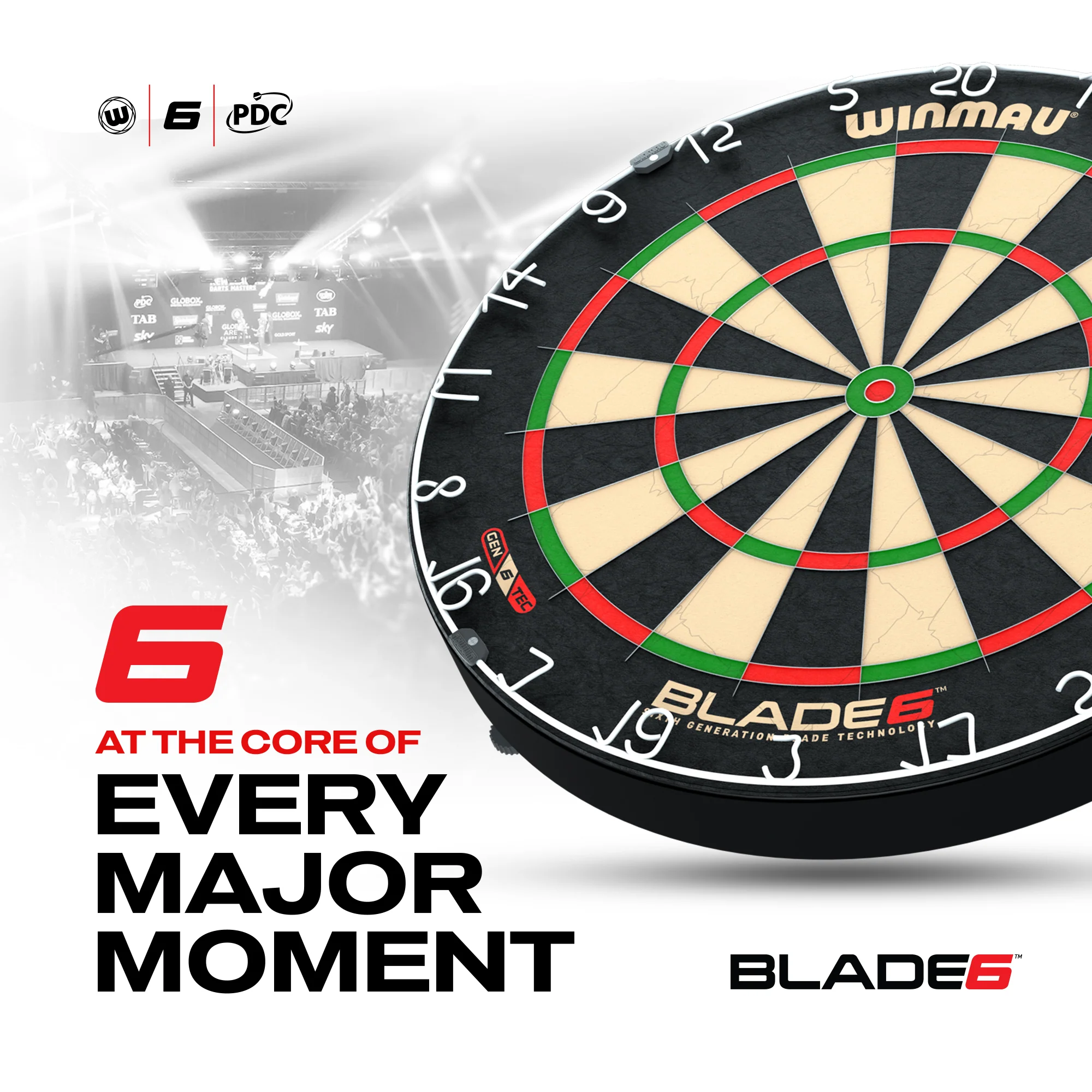 Winmau Blade 6 Dartboard - Image 3