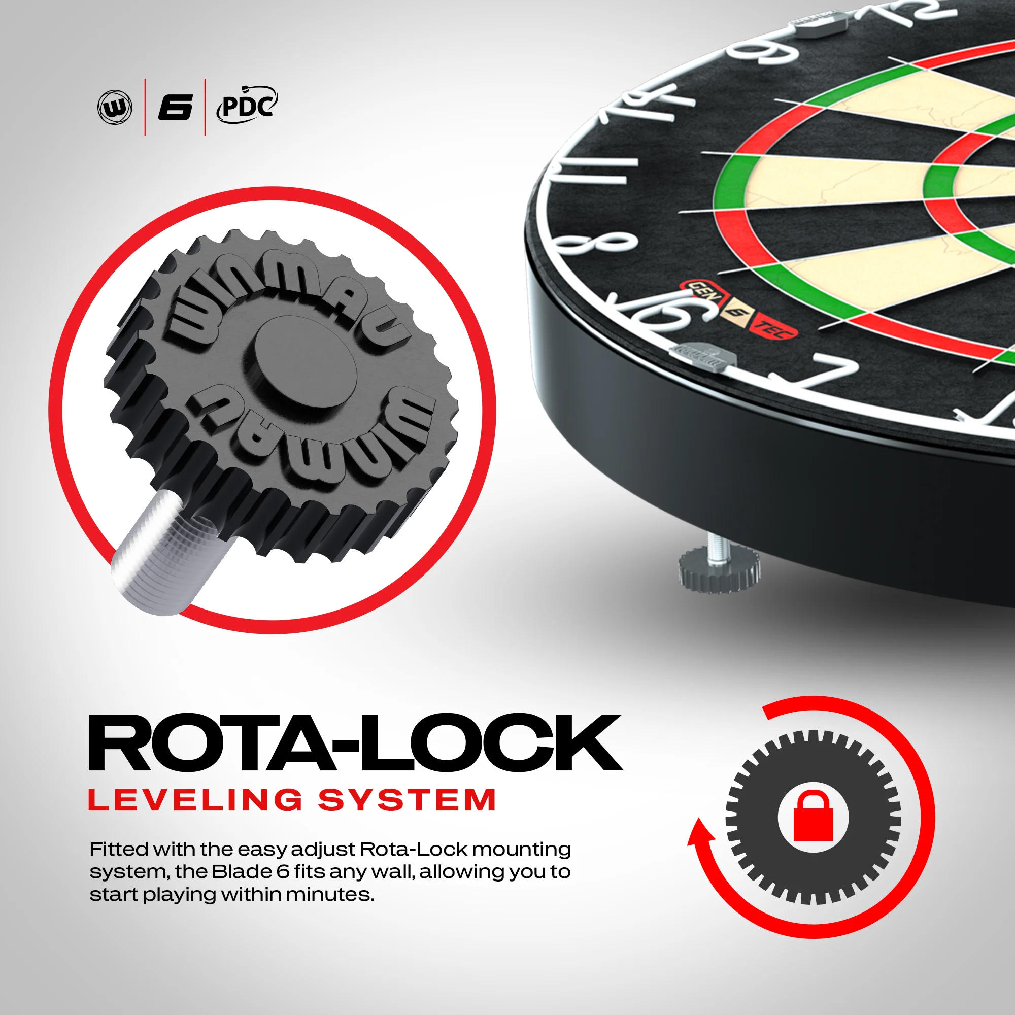 Winmau Blade 6 Dartboard - Image 5