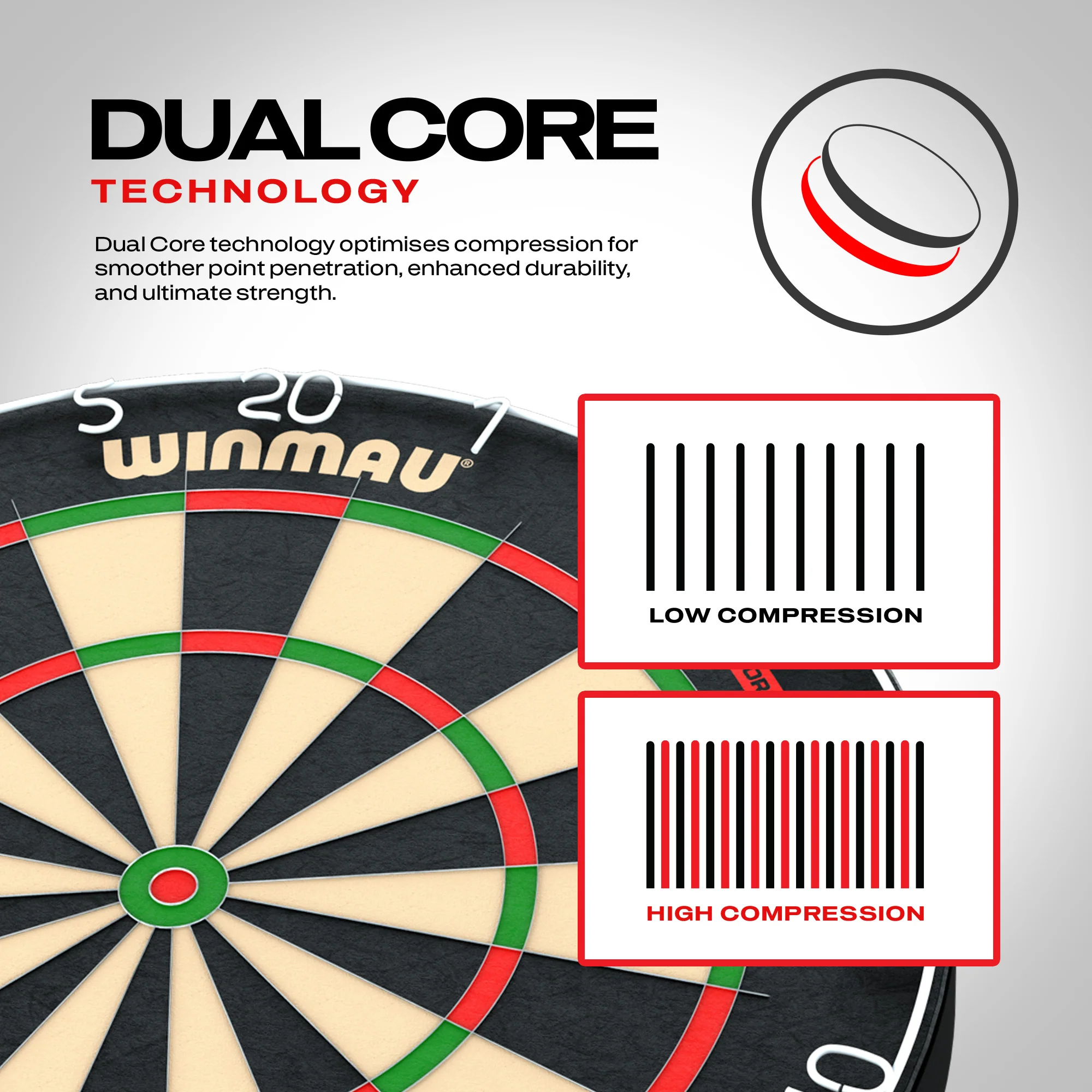 Winmau Blade 6 Dual Core Dartboard - Image 4