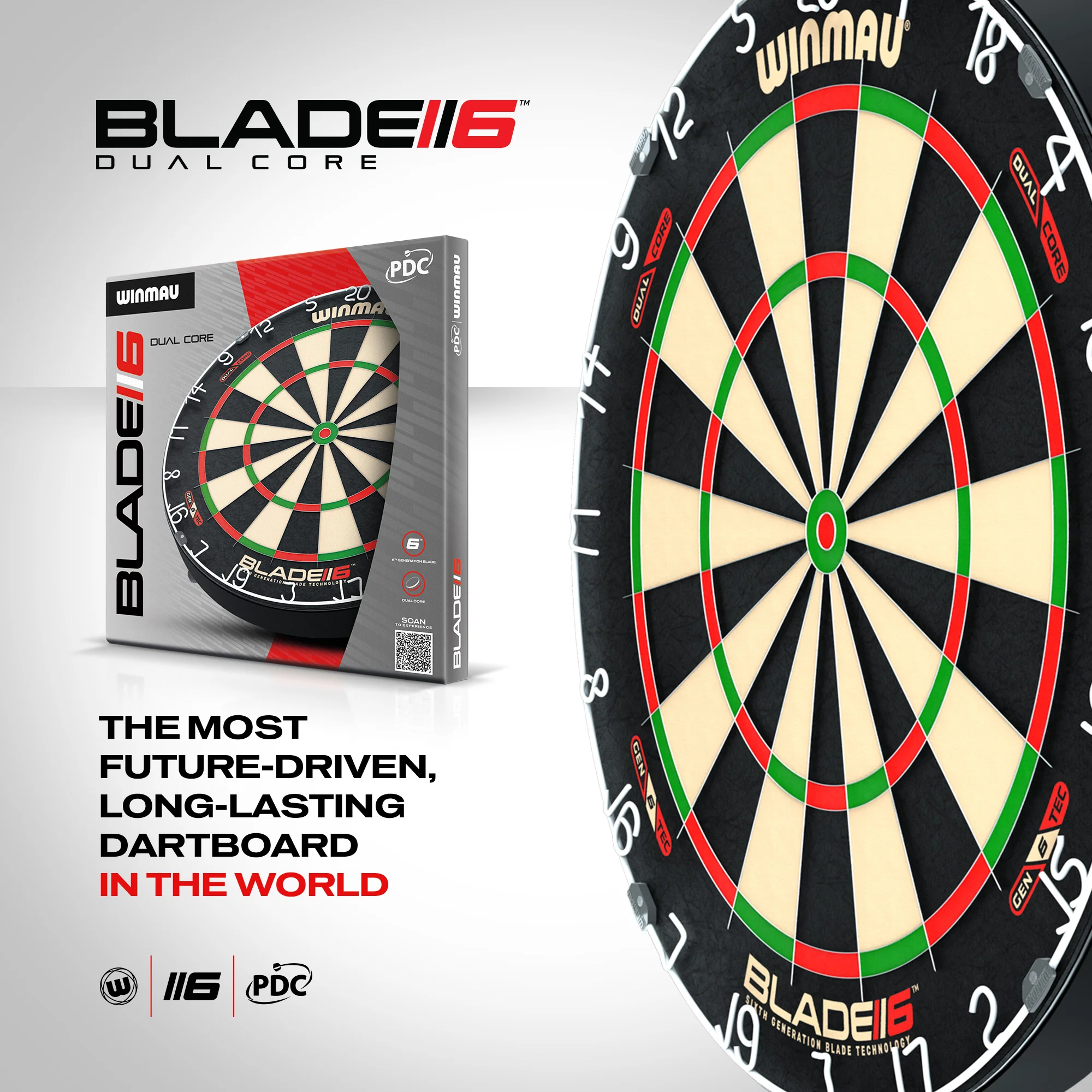 Winmau Blade 6 Dual Core Dartboard - Image 6