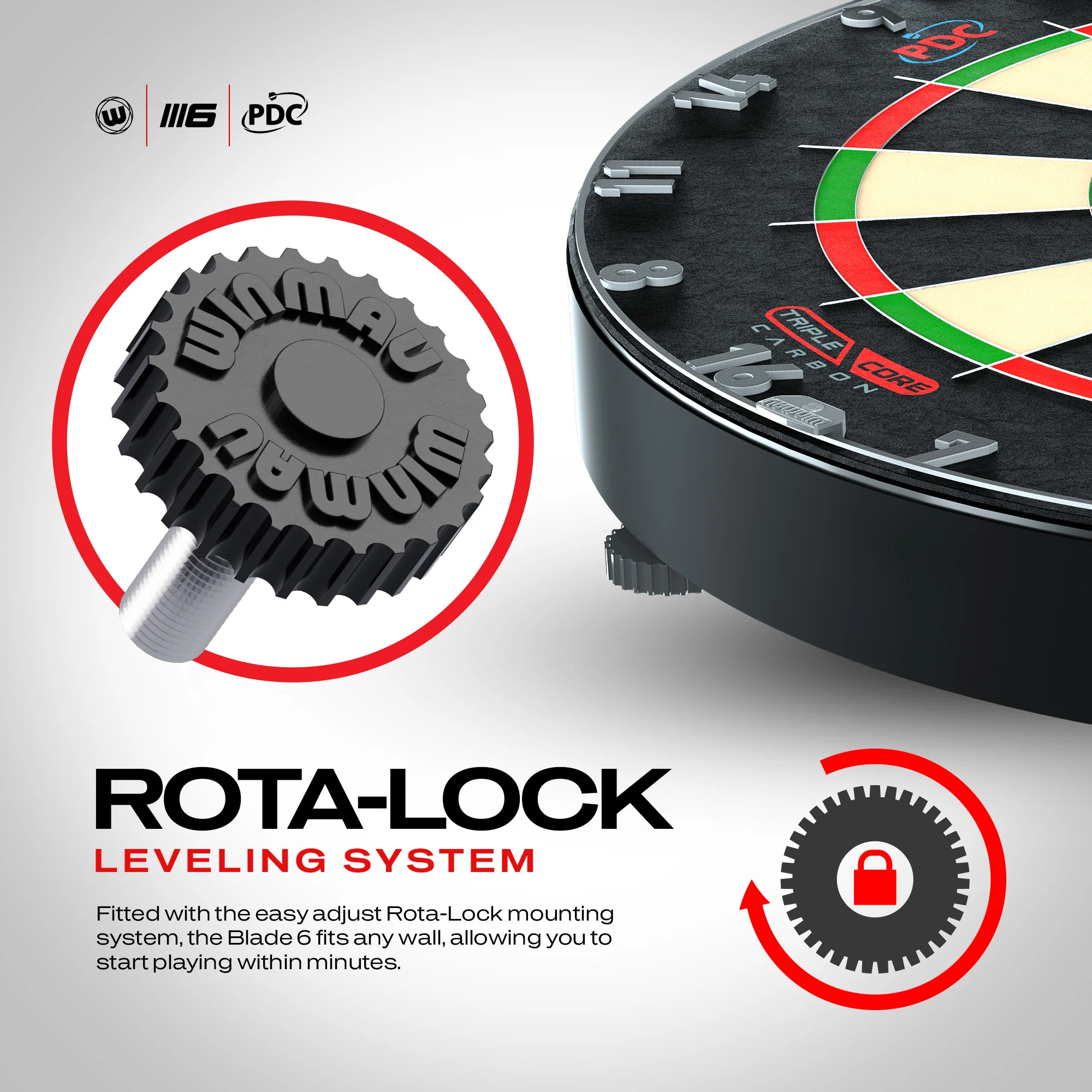 Winmau Blade 6 Triple Core Dartboard - Image 6